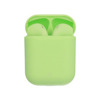 Słuchawki BT TWS i12 + power bank zielony