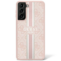 Etui Guess Samsung S23 różowy hard case 4G Printed Stripe GUHCS23SP4RPSP