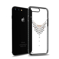 Etui KINGXBAR iPhone 7 Starry Sky Dew piano black