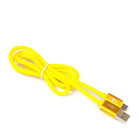 Kabel USB micro USB silikonowy żółty 100cm eXtreme style