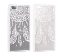 Etui Lace Huawei Y6 2017 / Y5 2017 wzór 3 biały