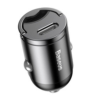 Baseus ładowarka samochodowa Tiny Star Mini Power Delivery typ C 30W szara