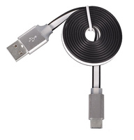 Kabel usb TYP-C biała/metalowa końcówka