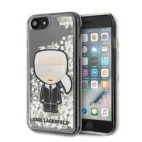 Etui Karl Lagerfeld iPhone 7/8/SE 2020 hard case Ikonik Glitter Glow in the dark KLHCI8GLGIRKL