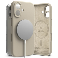 Ringke Silicone z magsafe iPhone 16 stone