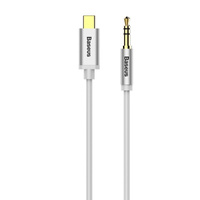 Baseus kabel audio Typ C na jack 3,5mm biały 120cm M01