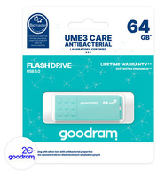 Pendrive Goodram UME3 64gb miętowy usb 3.0