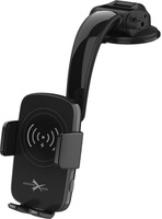Uchwyt samochodowy eXtreme z ładowaniem bezprzewodowym 15W montowany do szyby i kokpitu