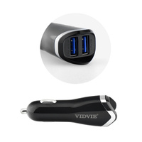 Ładowarka sam. micro usb Vidvie 2.1A czarna