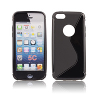 Futerał Back Case iPhone 5C czarny wzór S
