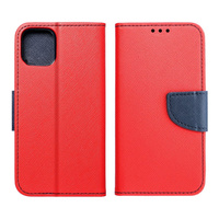 Kabura Book Fancy Samsung A34 5G czerwono-granatowa