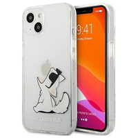 Etui Karl Lagerfeld iPhone 13 transparent hard case Choupette Fun KLHCP13MCFNRC