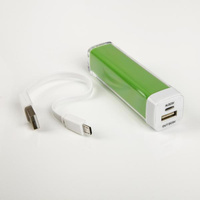 Power Bank Block zielony 2800mAh Li-Ion