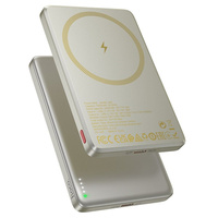 Hoco Power Bank 5000mAh z magsafe QC + PD 20W złoty