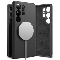 Ringke Silicone z magsafe Samsung S25 Ultra black